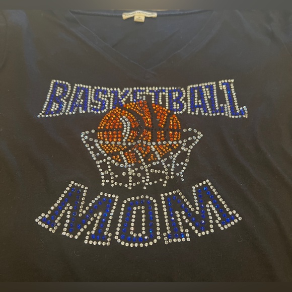 Bling Basketball Mom Shirt - Picture 2 of 4